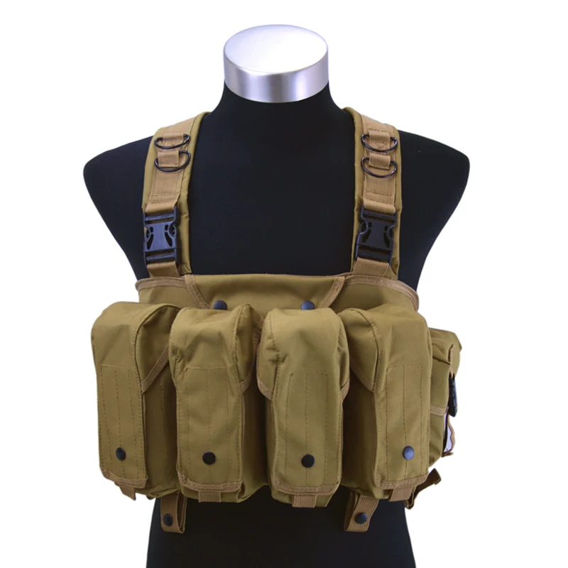 Tactical Accessories Combat Hunting Gear 7.62mm Magazine Carrier Vest Ammo Chest Rig