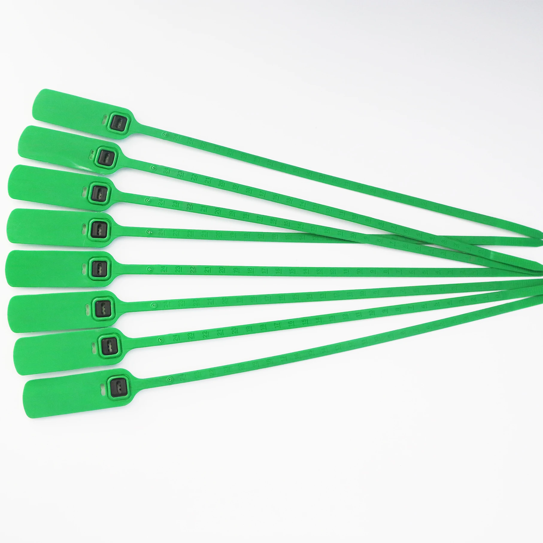 300mm Pull Tight One Time Use Lock Adjustable Security Products Container Plastic Door Strip Seal