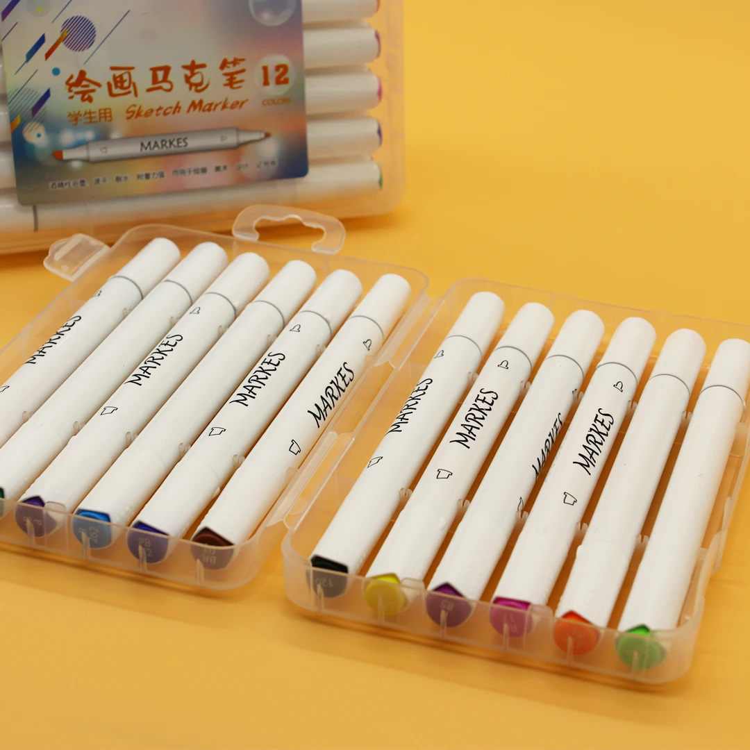 OEM Custom Logo  12/24/36 Colors Paint Alcohol Markers Wholesale Marker   Pens Set