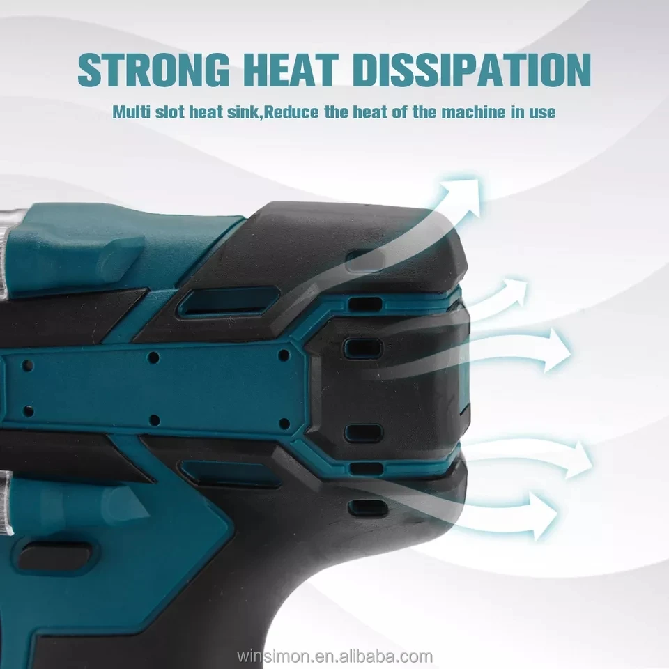 Good Quality Power Tools Impact Wrench Electric Cordless Impact Wrench With Brushless Motor And Built -In Led Working Light