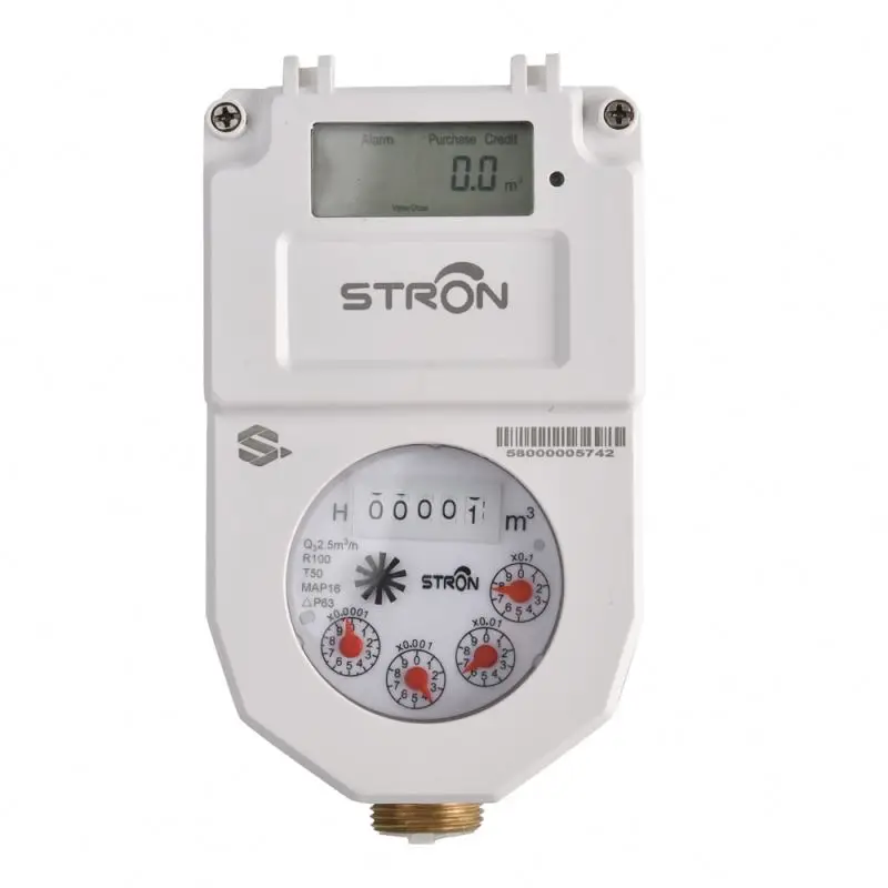 STW36-S Anti-tamper Smart Digital Flow Meter High Quality IC Card Smart Prepaid Water Meter