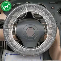 Interior Car Steering Wheel Cover  Film Universal Transparent Plastic