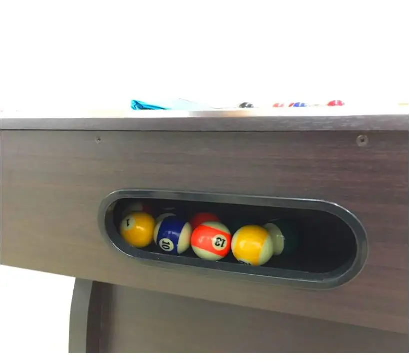 Деревянный 8-футовый 9-футовый открытый бильярдный стол, Международный турнирный Стандартный твердый корпус, черный, зеленый, красный, синий бильярдный стол