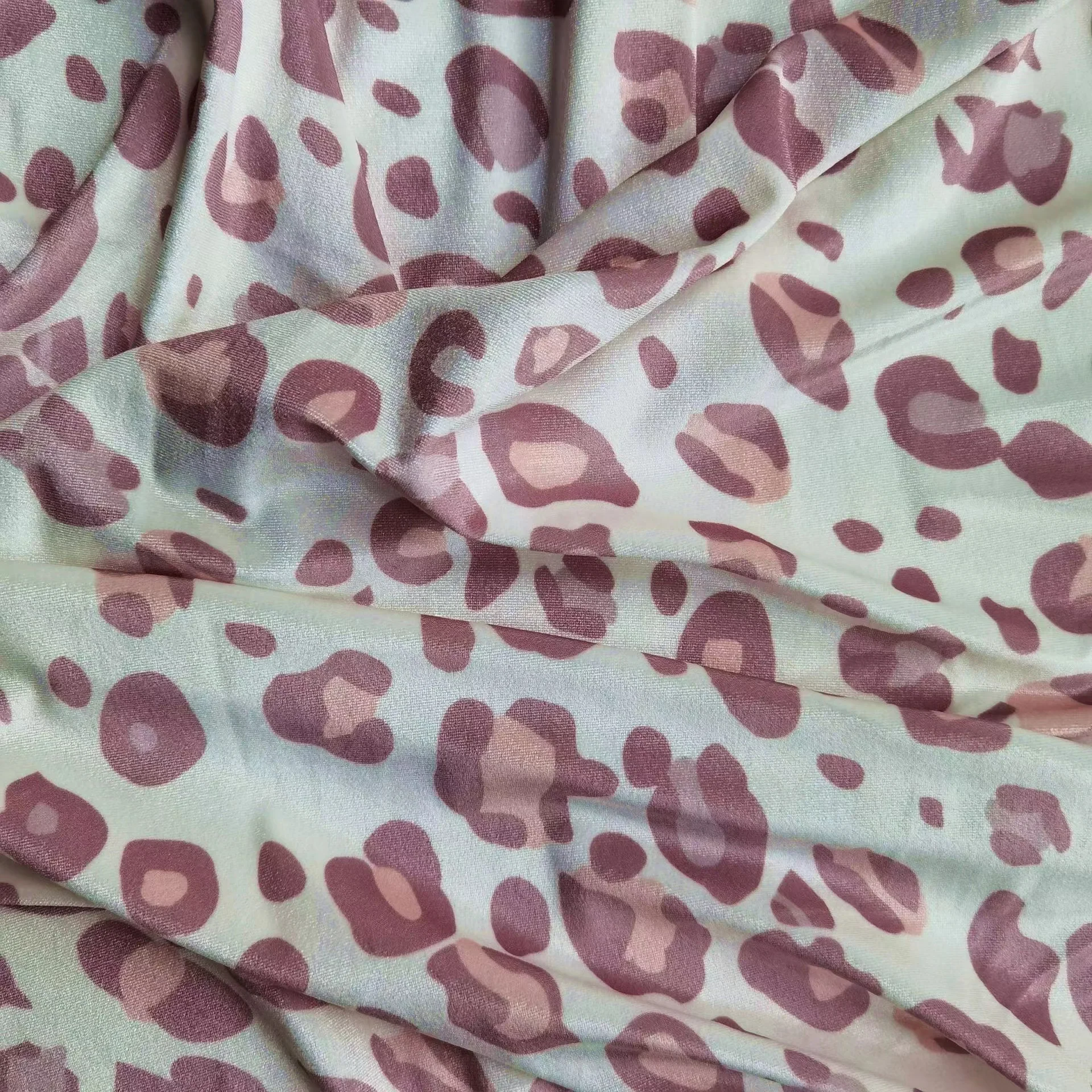 New designs custom printed velvet fabrics with cheap price