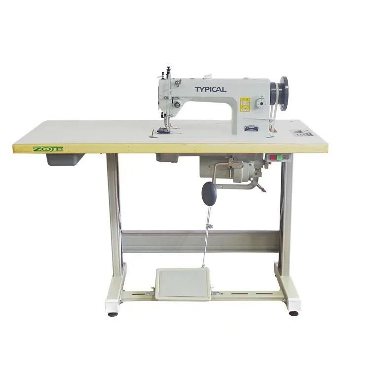 GC0303 walking foot big hook top and bottom feed sewing machine for canvas leather jeans tents sewing (1600339085403)