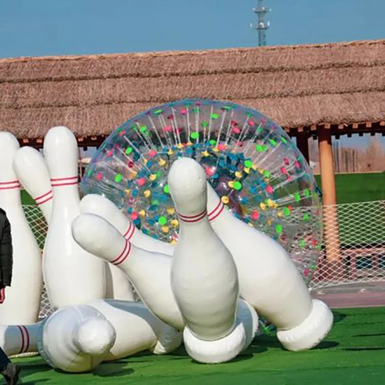 High Quality Customized Inflatable Bowling Ball Fun Sport Teamwork Building Game
