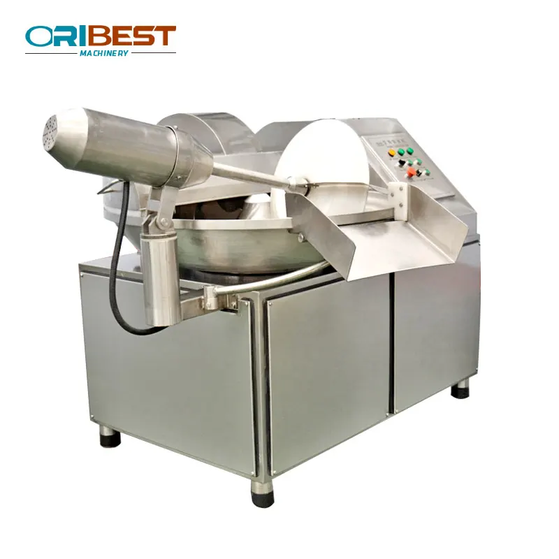 Hot Selling Two Pot Speed Small Bowl Cutter Chopper Machine Beef Meat Chopper Machine Meat Bowl Cutter For Meat And Vegetables