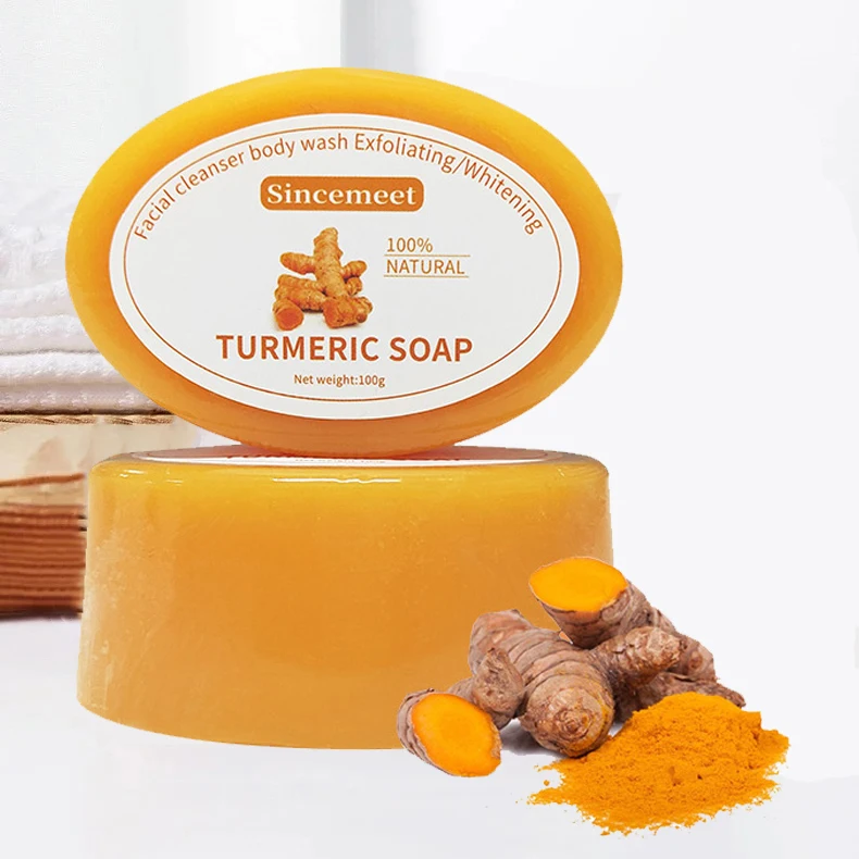 Private Label Organic Turmeric And Kojic Acid Soap Honey Nature Original Lemon Turmeric Kojic Acid Soap