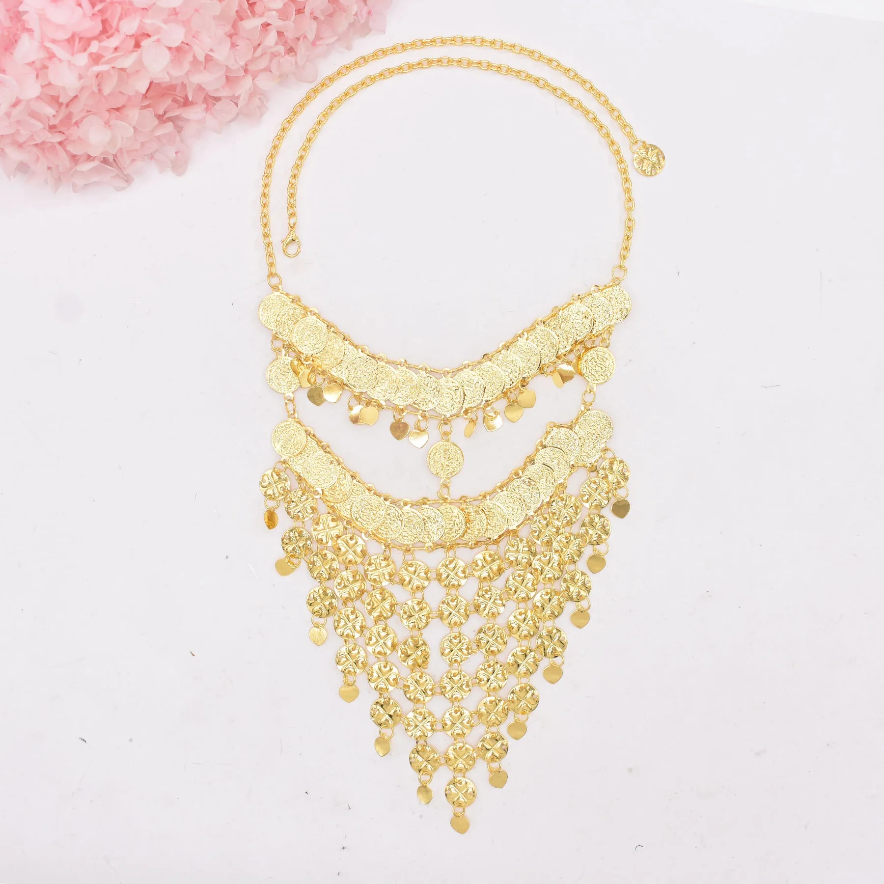 Belly Dance Jewelry Coin Veil Halloween Dance Play Accessories