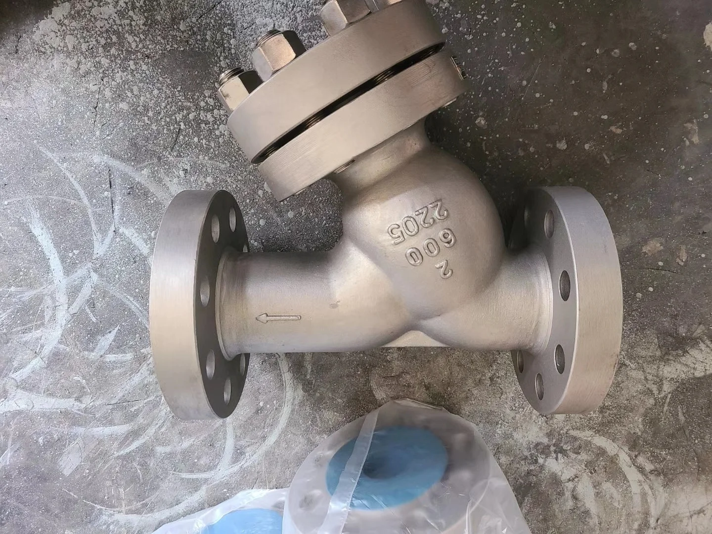 Cast steel wcb y strainer  RF end y type strainers