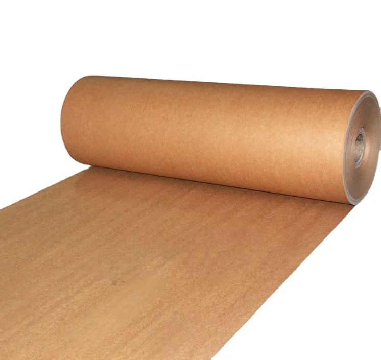 Wholesale Brown kraft paper raw material 150g kraft paper Roll kraft paper for Packaging