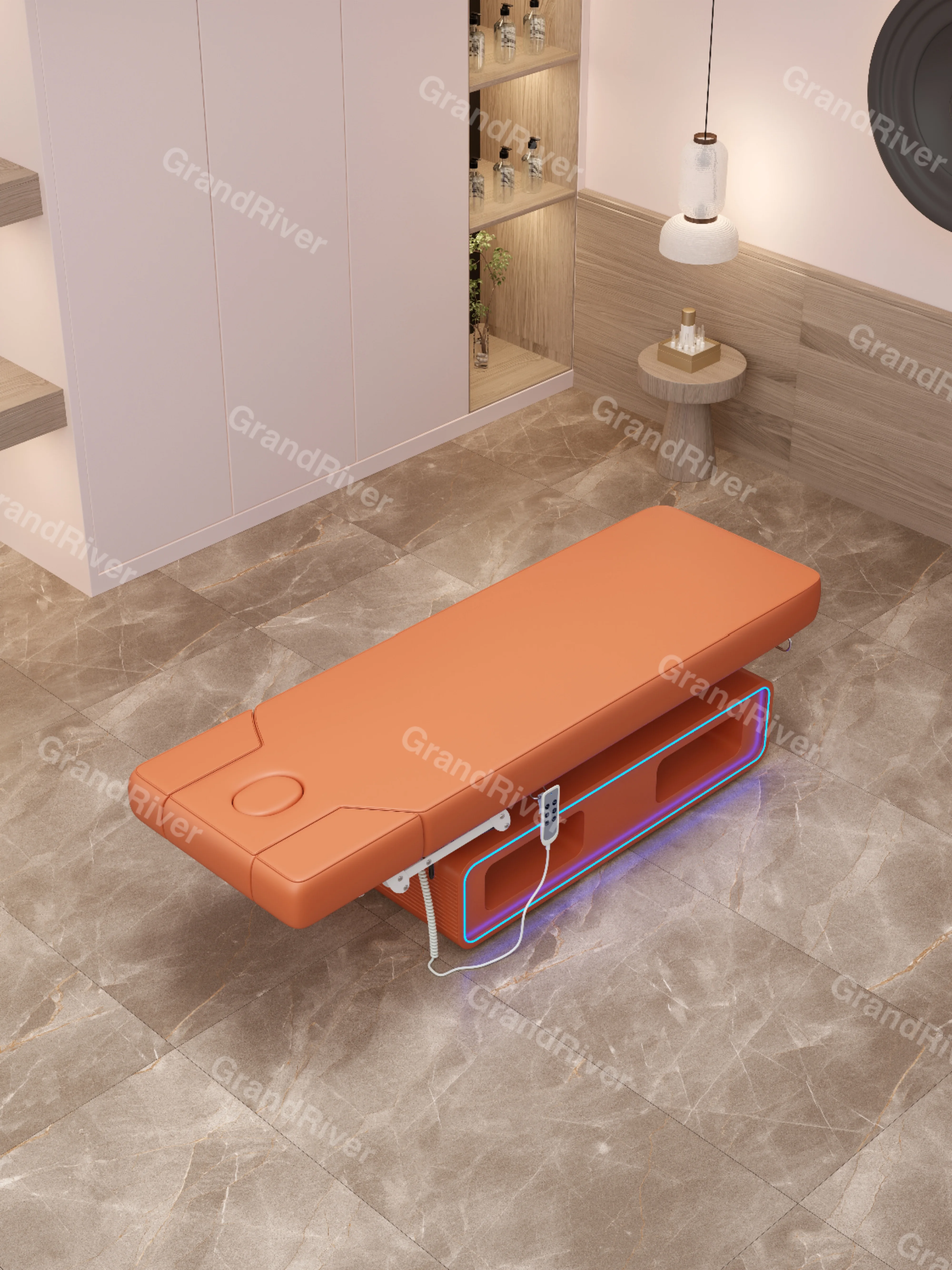 Manufacturer price salon smart facial spa bed chair electric automatic lift 3 4 motor spa electric beauty massage table Bed