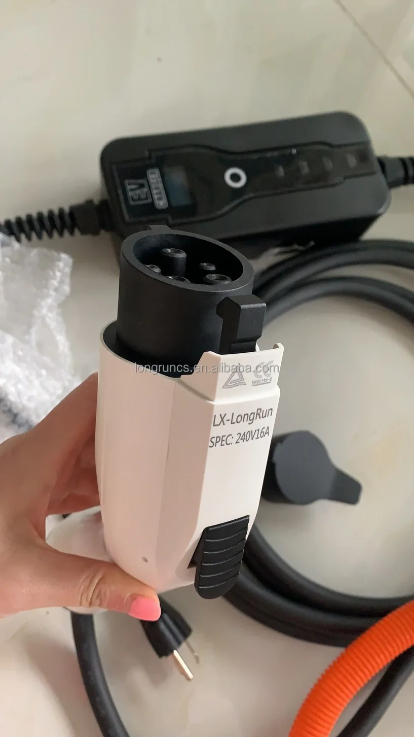 AC EV зарядное устройство для электрического автомобиля 3.5kw 7kw 16A