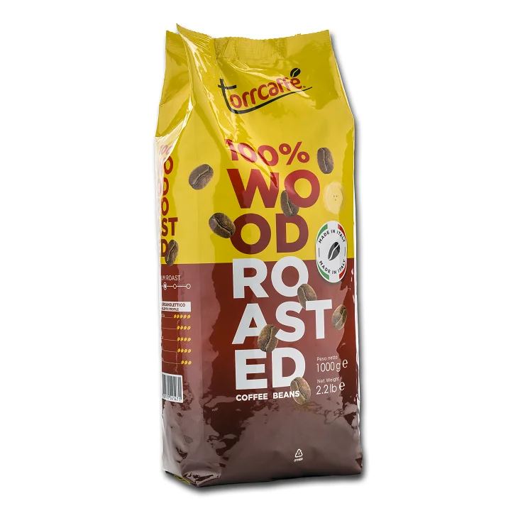 Torrcaffe Srl Brand Grinded Coffee Made In Italy Roasted 1 Kg Fresh Coffee Beans For Espresso Machine Or Grinder