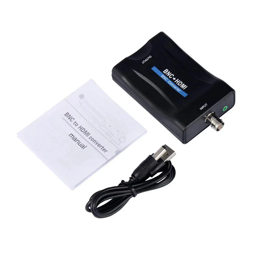 Hot Selling 720P 1080P BNC Female To HDMI Video Converter BNC to HDMI Adapter For HDTV Monitor Security Camera CCTV VCR DVRs