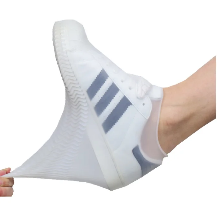 Outdoor Shoe Protectors Reusable Rain Boots Silicone Waterproof Shoe Covers