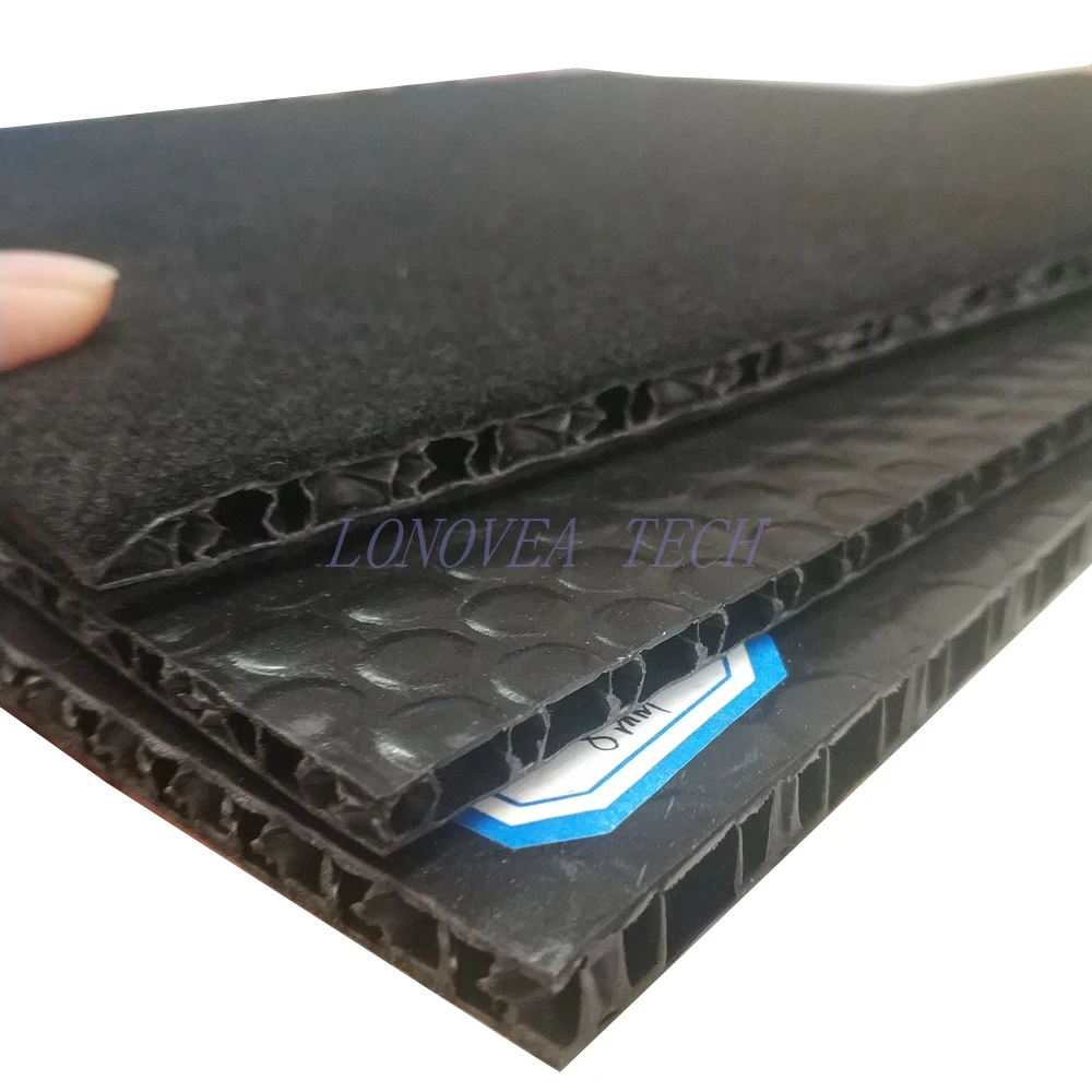 Factory Wholesale 2mm-12mm white black clear 48x96 pp correx coroplast corex corflute  plastic sheet