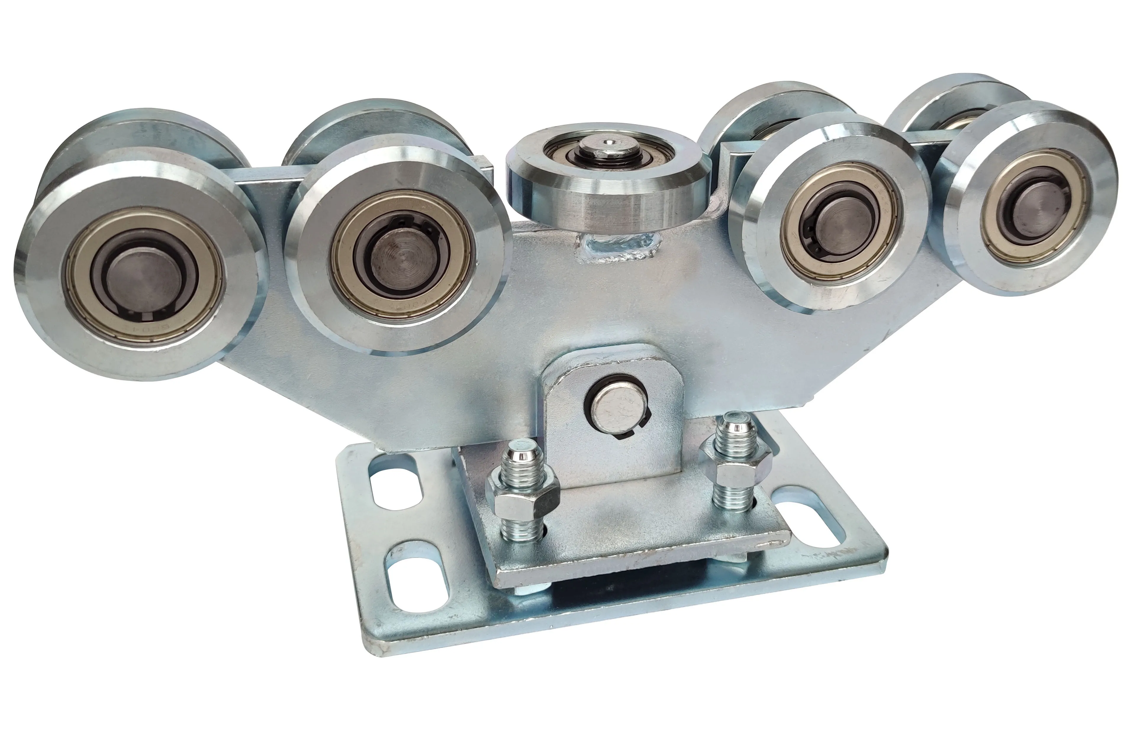 motor automatic black steel wheels for sliding swing garden gate hardware cantilever wheel carriage