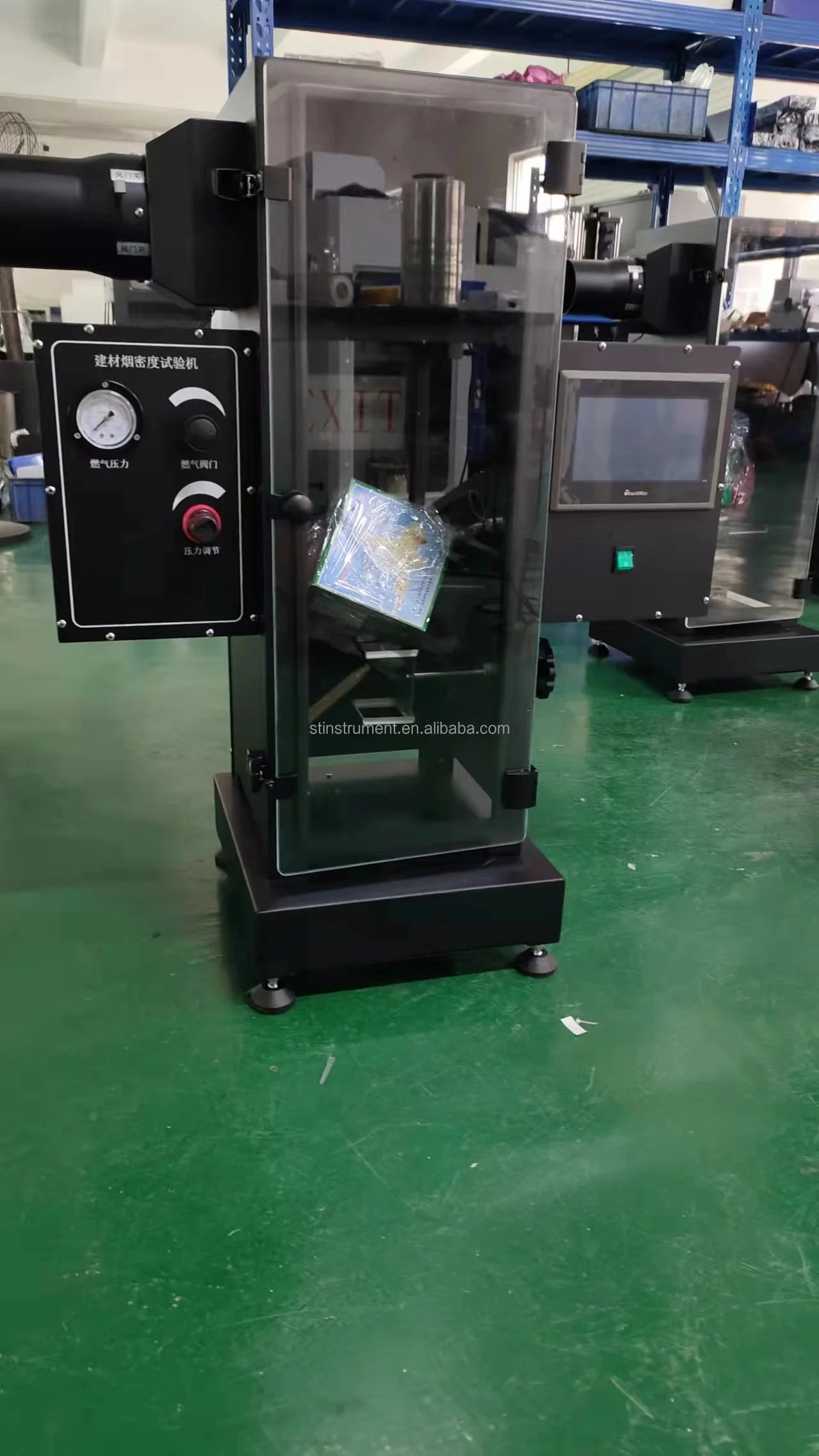 Automation Type Building Material Smoke Density Tester, Building Material flammability tester chamber factory best price