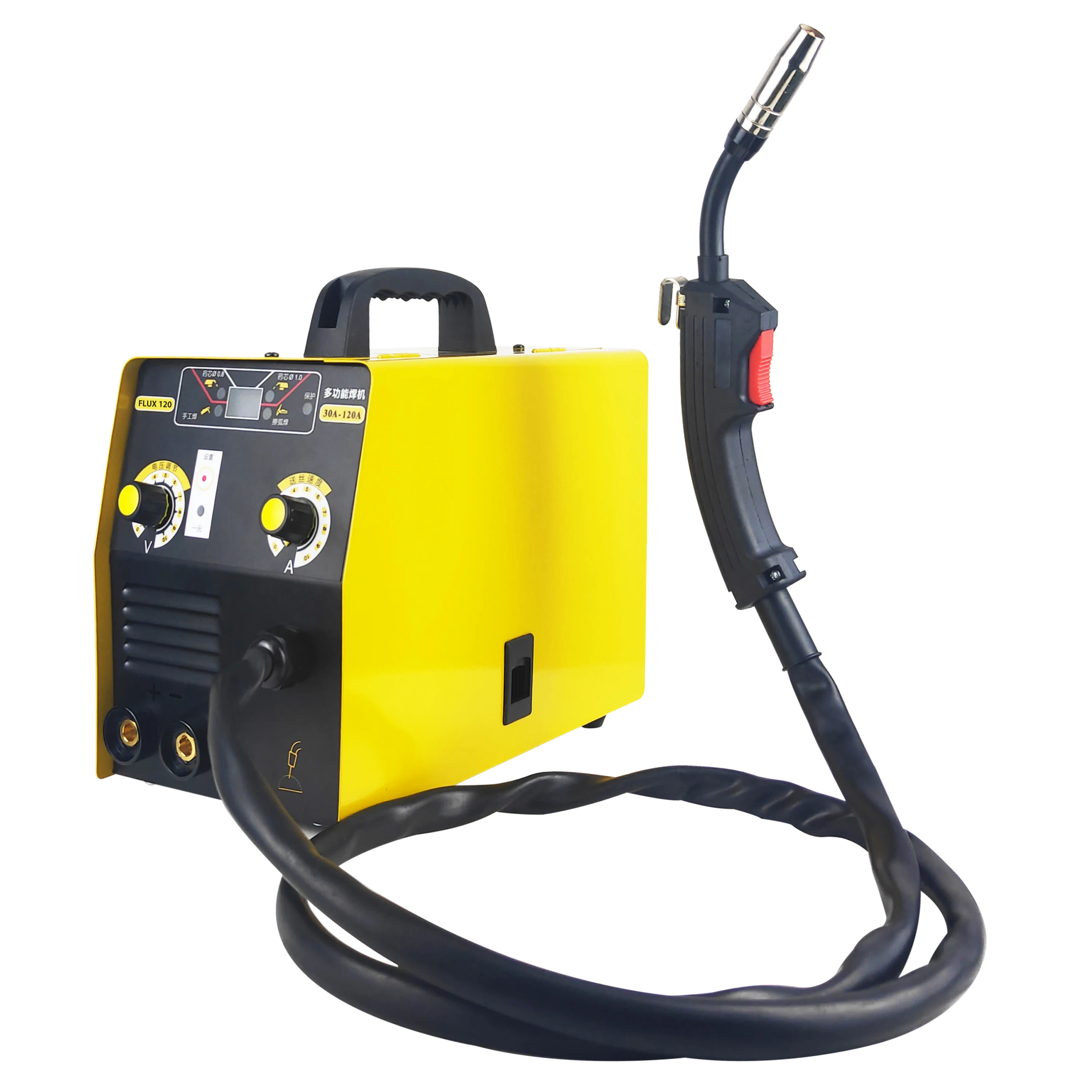Multifunctional 3 in 1  120 amp 1 kg  flux-cored wire with MIG torch IGBT Inverter  Welding Machine