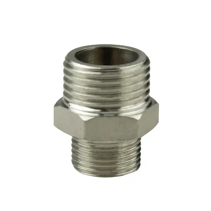 Instrumentation Pipe Fittings Stainless steel 316/316L 6000 PSI Monel Duplex Hastelloy C276,6Mo Male Thread NPT Hex Nipple