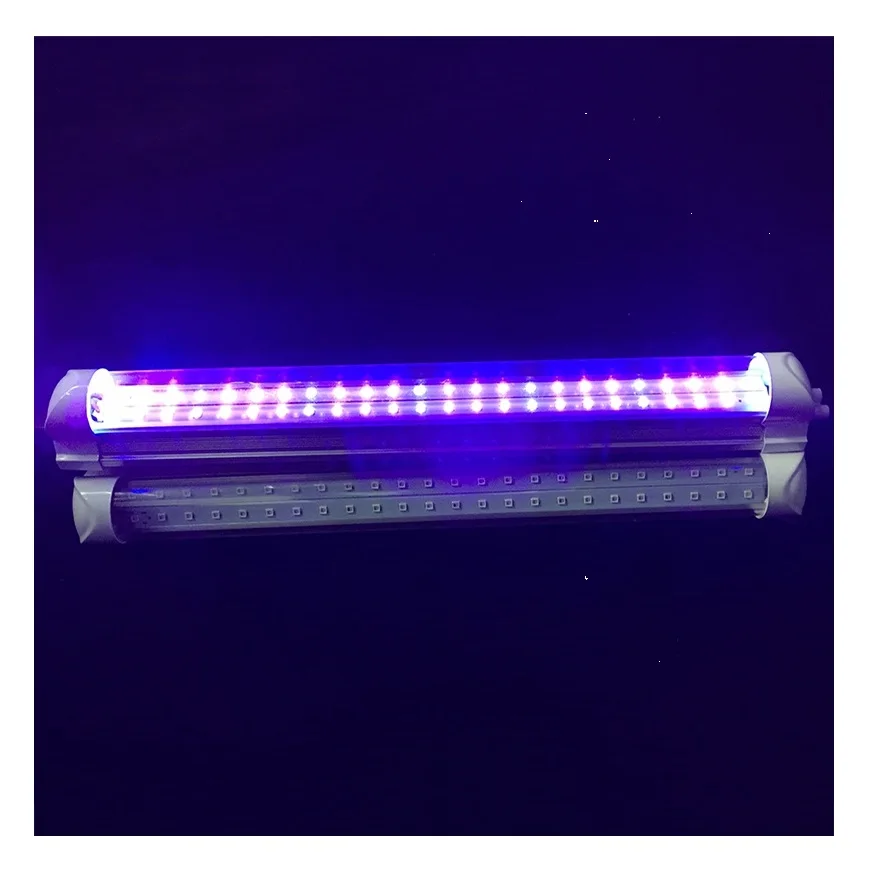 Флуоресцентная Светодиодная панель для плаката черного света и вечеринки 2 фута 3 4 365 нм 395 трубка из алюминия поликарбоната