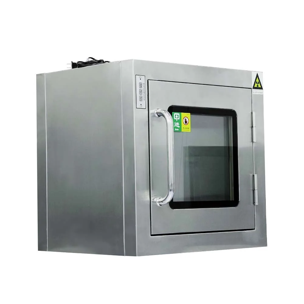 Clean Room Dynamic Pass Box Stainless Steel Static Electrical Interlocking Transmission Box