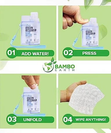 Coin Tissues Compressed Towels 500 Bulk Pack Water Towel Set  Toilet Paper Tablets with Dispenser and 4 Carrying Cases
