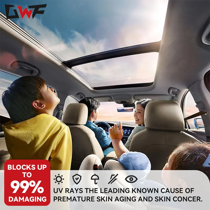 free sample universal tinted car sun driving visor ceramic window film for car automotive insulation film