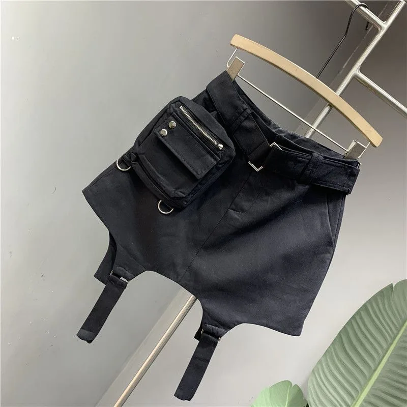 Wholesale 2024 solid big girls orange mini skirt for children