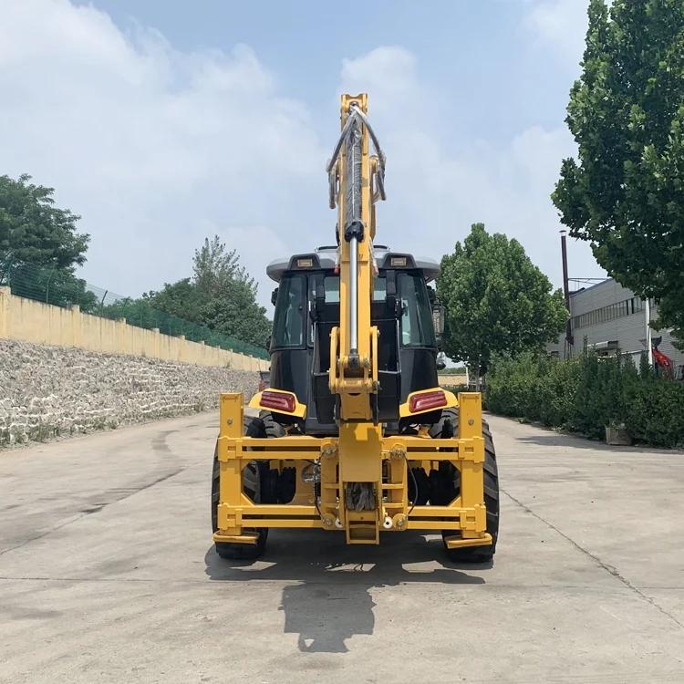 TOSH Hot Selling Loader Backhoe 4x4 EPA Diesel Retroexcavadora Mini Towable Backhoe Loader
