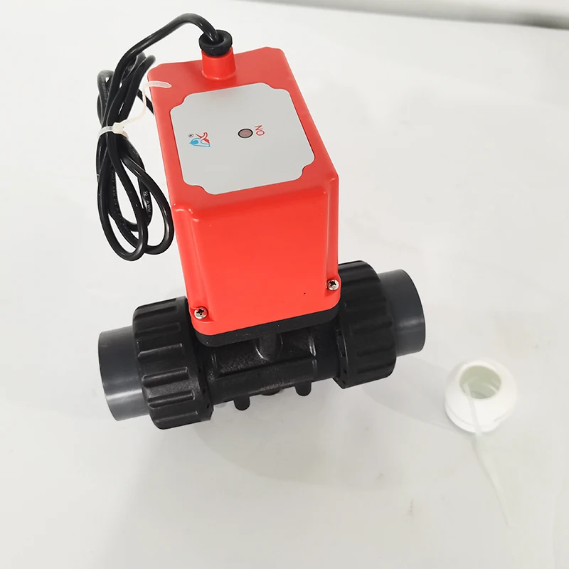 DN15/1/2' Hard Sealing Ceramic Core Three-wire Controlling Ball Valve (DC) PPR Hot Melting