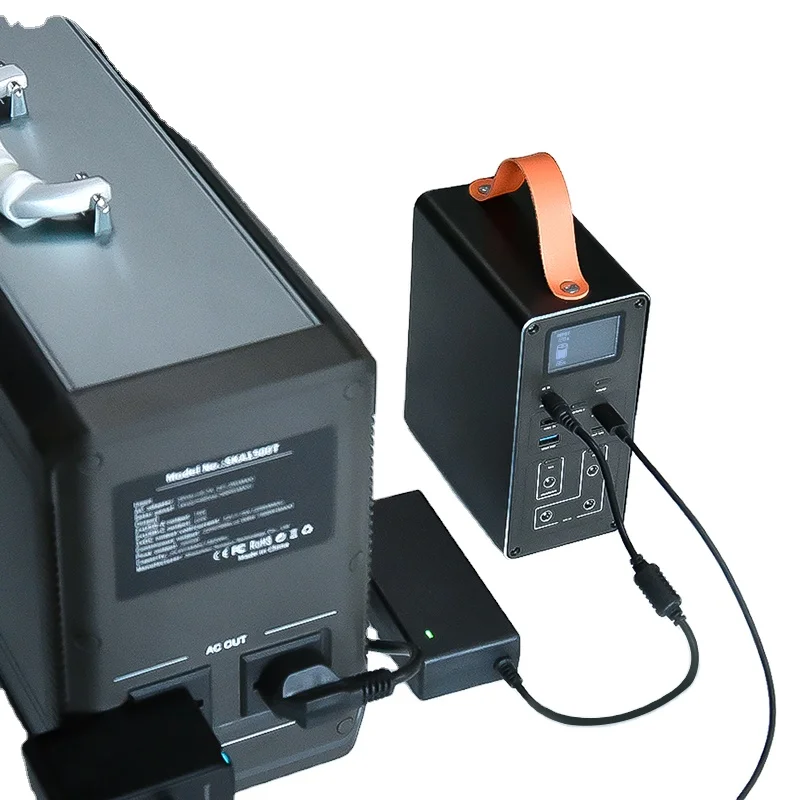 2024 200w 12v and 24v compatible popular power storage for emergency power supply lifepo4 battery  portable solar power station