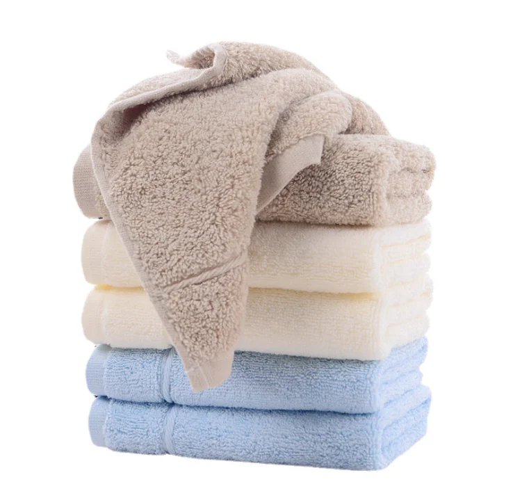 Горячая Распродажа, квадратная чесаная пряжа, мягкое впитывающее полотенце для ванной, бытовая ткань для мытья ребенка