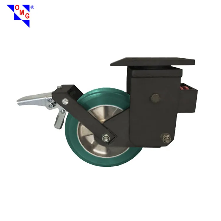 
Concise Design Fast Delivery Plsl Pgfr Ml Heavy Molten Iron Industrial Bearing Castor With Brake Swivel Wheel Vintage 