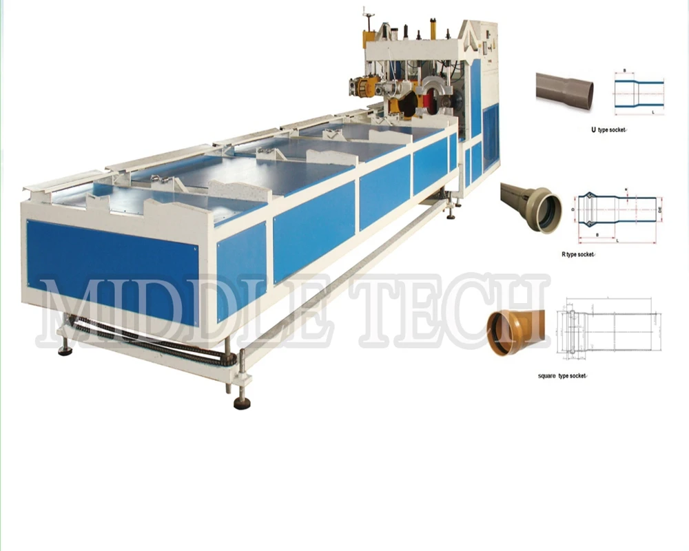 Midtech Factory 16mm-630mm Automatic Plastic Pipe Socket Machine PVC Pipe Belling Machine