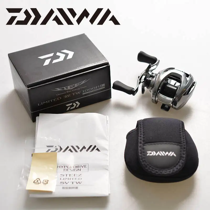 21 DAIWA STEEZ- LTD SV TW 1000/L/H/HL Baitcasting Fishing Reels 12+1bb Gear Ratio 6.3:1 7.1:1 Spool Saltwater Reel Fishing Wheel