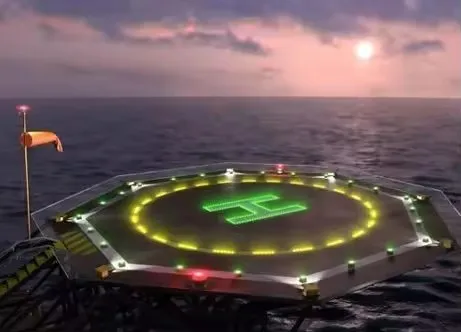 Heliport Solar Elevated Taxiway Edge Light