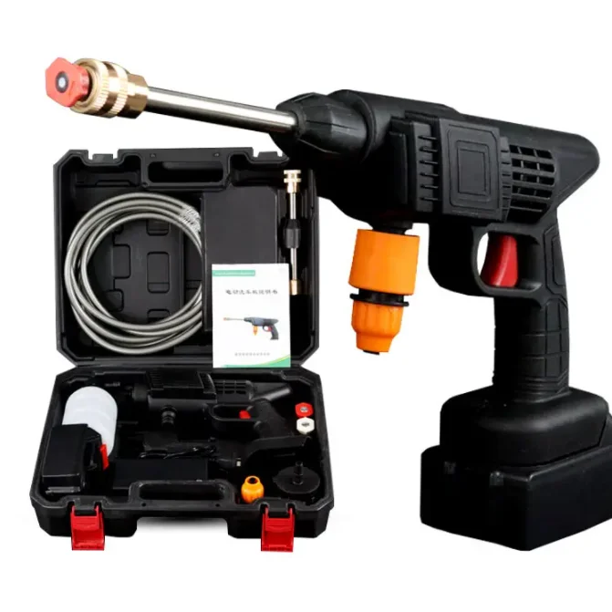 24V/48V 300W Car Washer Gun Water Pump High Pressure Cleaner Mini Portable Car Electric Washing Machine
