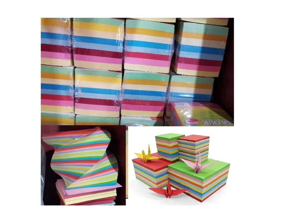 colored note paper folding paper
