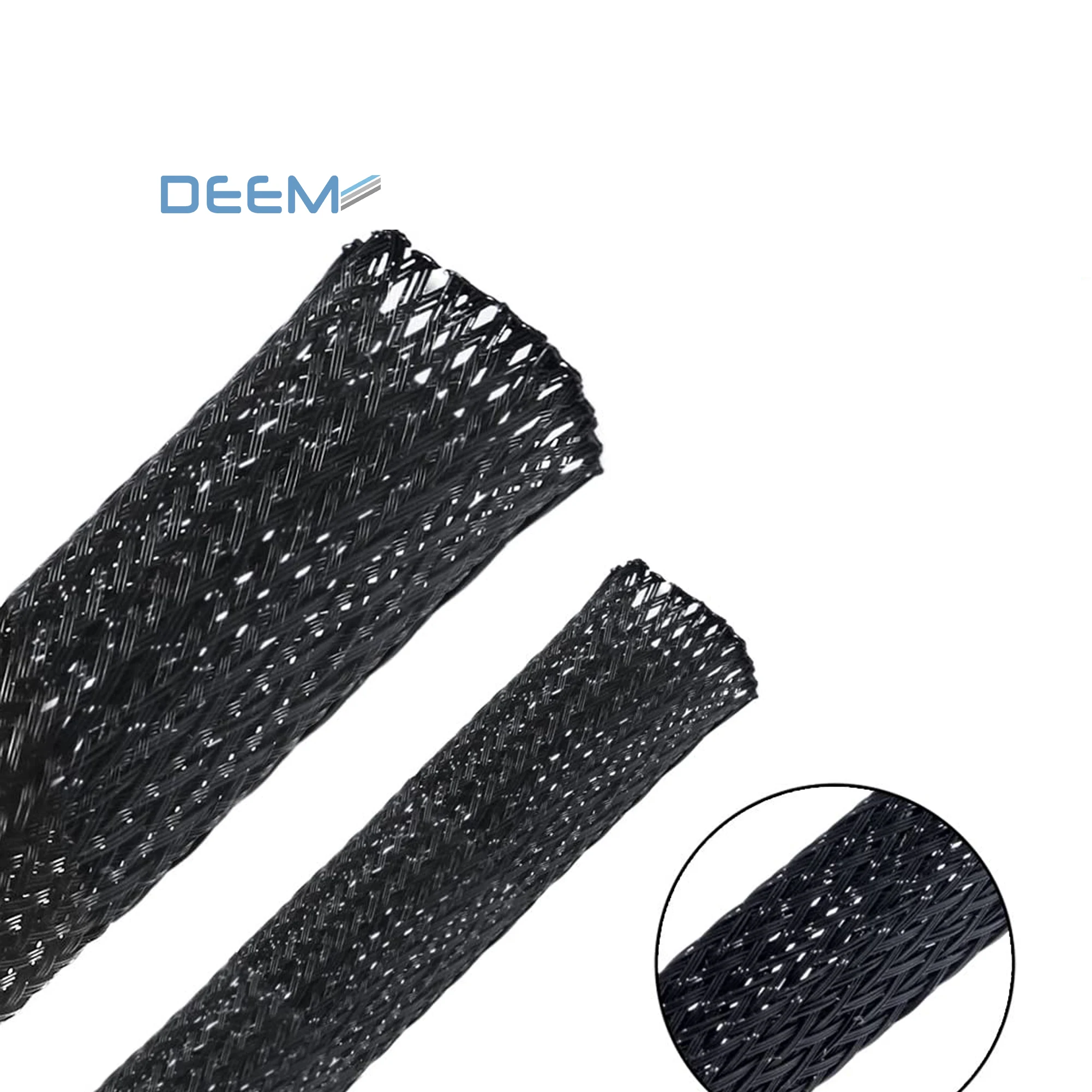 DEEM Spiral Wrapping flexible braided cable management sleeves