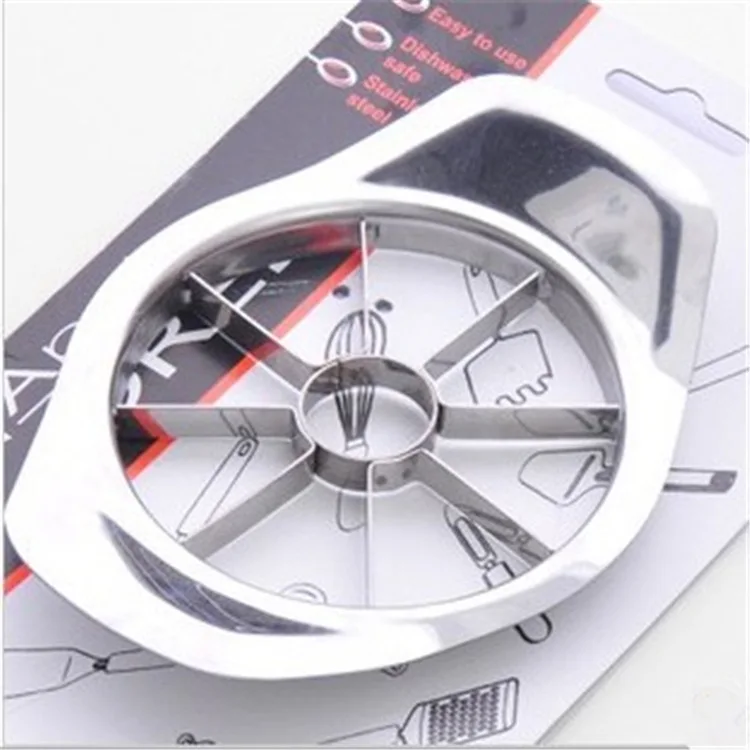 WONDERFUL Kitchen Tools Large Apple Corer Sharp 8-Blade Apple Cutter Heavy Duty Stainless Steel Apple Slicer