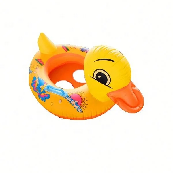 Yellow Duck Infant Seat Ring Inflatable Swimming Ring