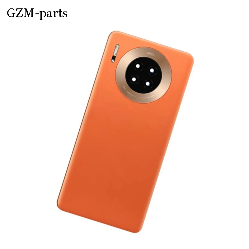 GZM-parts Mate 30 Pro Rear Housing For Huawei Mate 30 Pro Glass Back Cover Repair  Phone Battery Door Case + Camera Lens