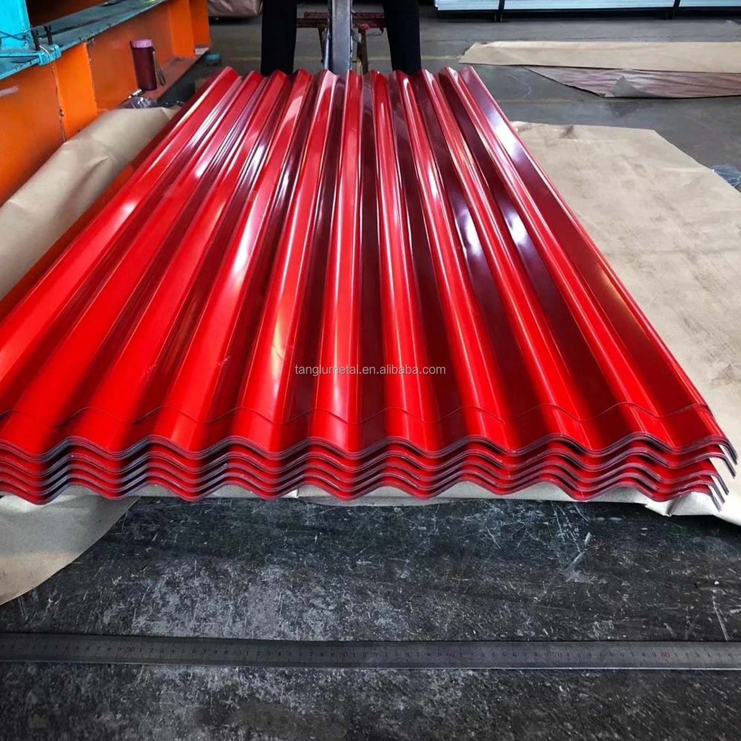 high strength colorful curved corrugated steel roof sheet for construction