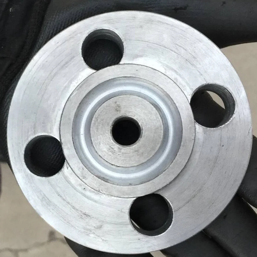 Blind Flange 150LB RF CS SA105N  Fitting Carbon Steel Forged 1 inch NPT hole  Blind Flange