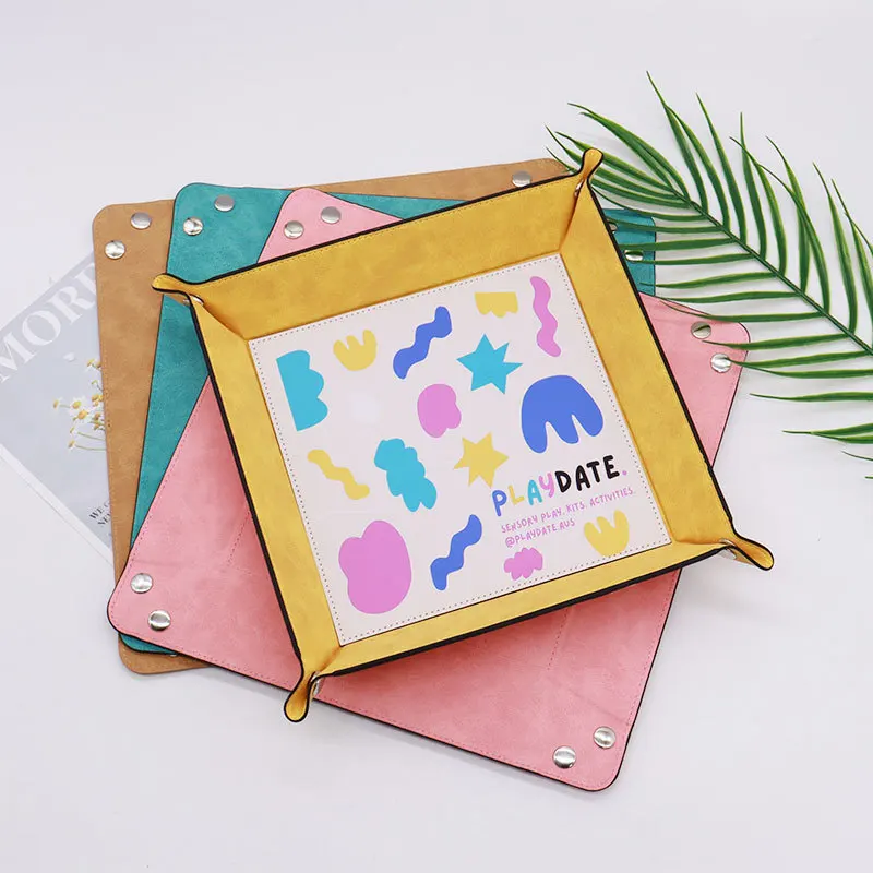 Sublimation Blanks Snap Up Folding Tray Christmas Blank Sublimation Products Gifts Ornaments DIY Dye Sublimation Blanks