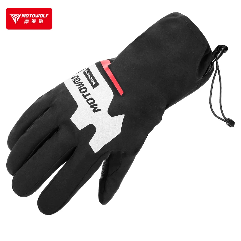 Waterproof gloves cover protection motorcycle racing gloves cover with touch screen function for bicycle