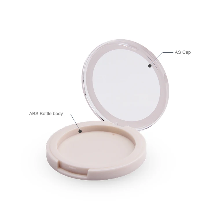 Free sample makeup luxury blush container compact pressed powder case