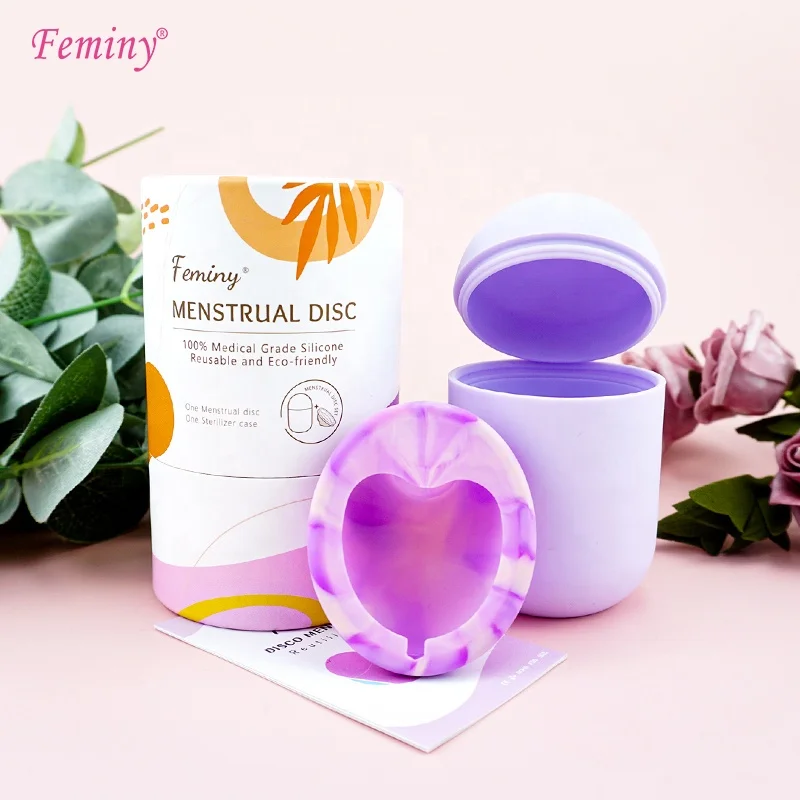 Feminy Brand Medical Grade New Design Reusable Period Menstrual Disc With Sterilizer